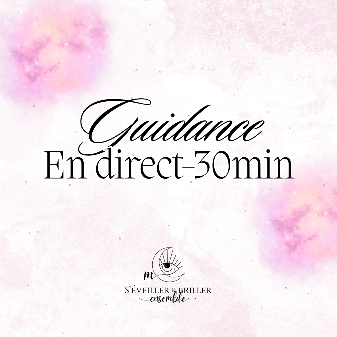 Guidance en direct — 30 min : Échange vocal personnalisé pour répondre à tes questions